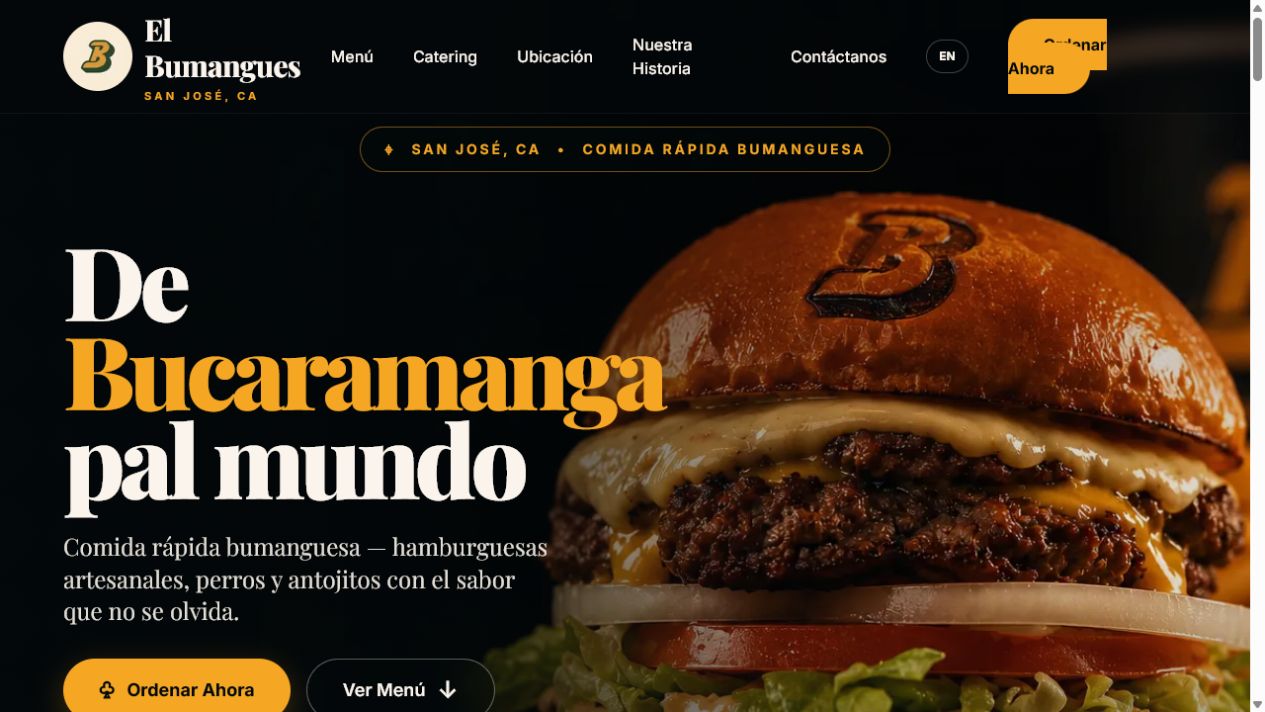 El Bumangues website