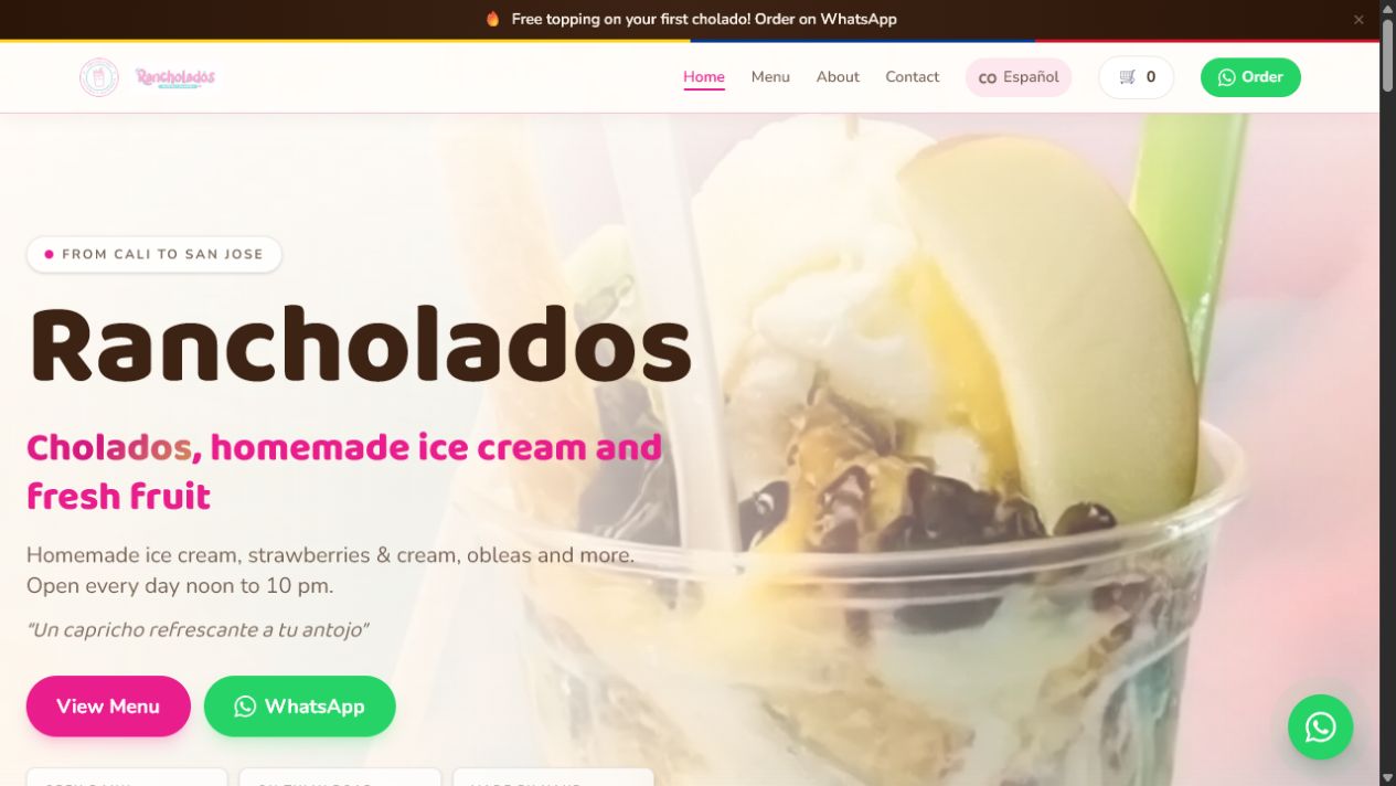 Rancholados website