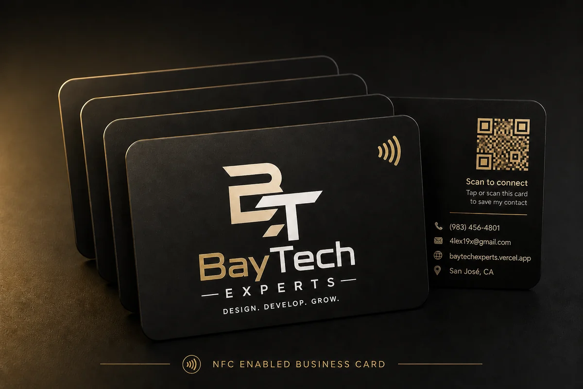 NFC Business Card — BayTech Experts example